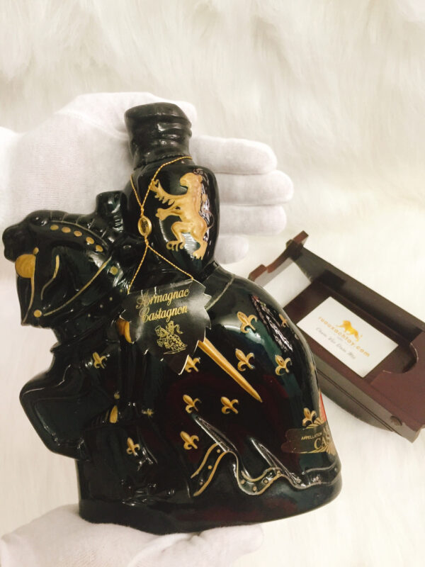 Castagnon Armagnac Knight Ceramic Decanter