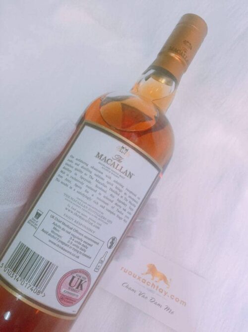 Rượu Macallan 12 Xách Tay Tem UK