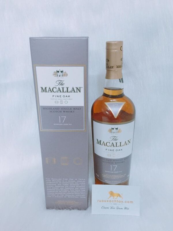 Rượu Macallan 17 Fine Oak Xách Tay