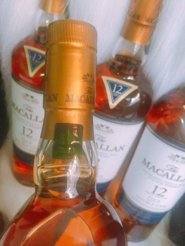 Rượu Macallan 12 Double Cask Xách Tay Tem UK