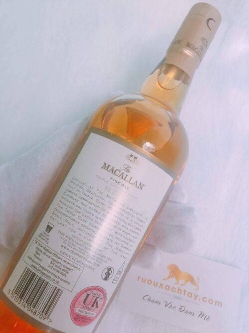 Rượu Macallan 10 Fine Oak Xách Tay Tem UK 6 Rượu Macallan 12 Double Cask Xách Tay Tem UK