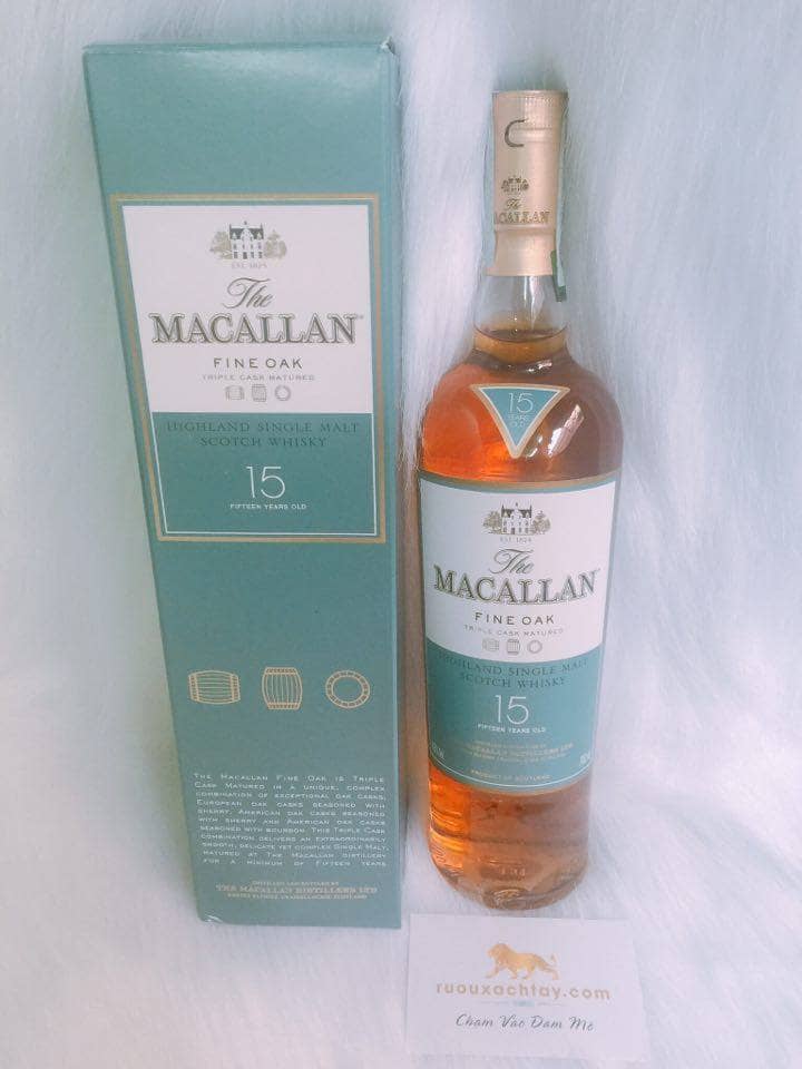 Rượu Macallan 15 Fine Oak