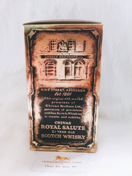 Rượu Chivas 21 Nội Địa Nhật Chai Nâu 14 Rượu Chivas 21 Nâu Nội Địa Nhật