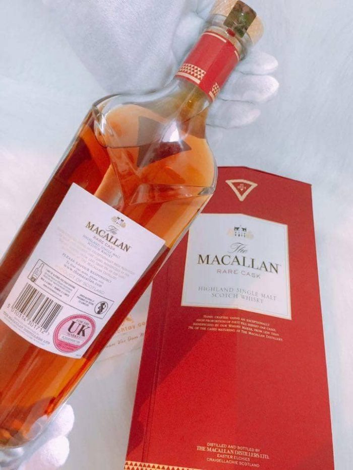 Rượu Macallan Rare Cask Red Tem UK