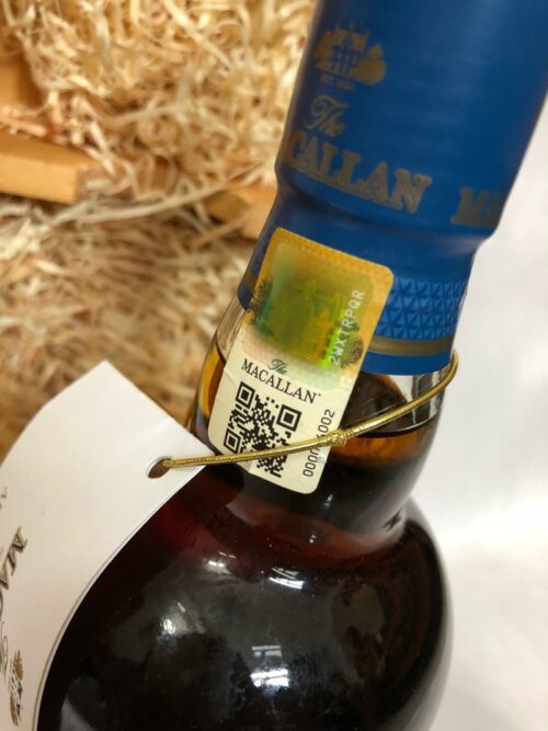 Rượu Macallan 30 Fine Oak Tem UK 9 Rượu Macallan 30 Fine Oak Xách Tay