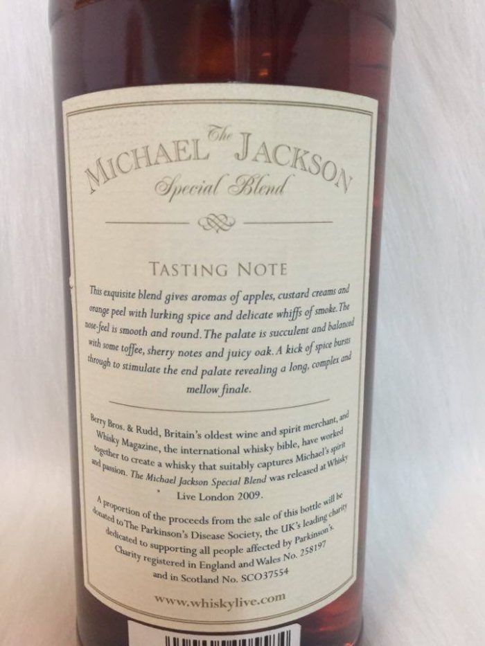 Rượu Michael Jackson Special Blend Limited Edition 2009