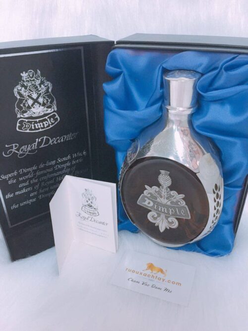 Dimple Royal Silver Decanter – Blue Box