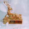 Hine Cognac Extra Golden Stag Bernardaud Limoges Porcelain Decanter 6 Hine Cognac Extra Golden Stag Bernardaud Limoges Porcelain Decanter - 1
