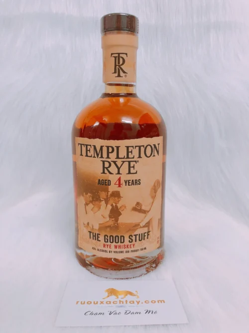 Rượu Mỹ Templeton Rye 4 năm - The Good Stuff Rye Whiskey