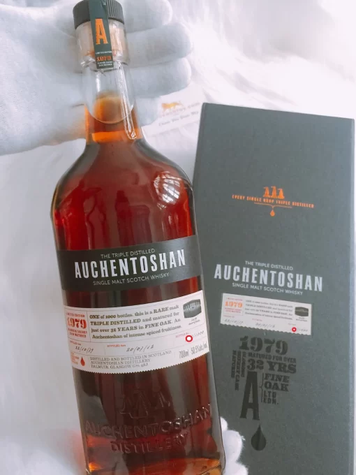 Rượu Auchentoshan 1979 - 32 Year Old First Fill Sherry Cask - 1