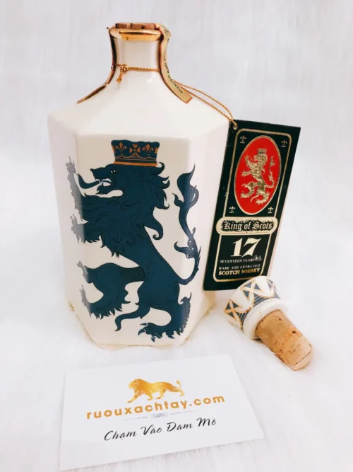 Rượu King Of Scots 17 Years Old - Douglas Laing Mason's Blue Decanter