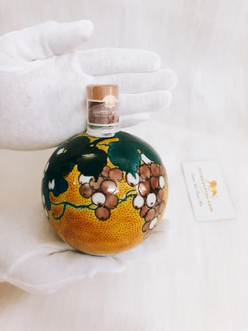 Rượu Suntory Brandy Bình Gốm - Chùm Nho 9 1 1 385