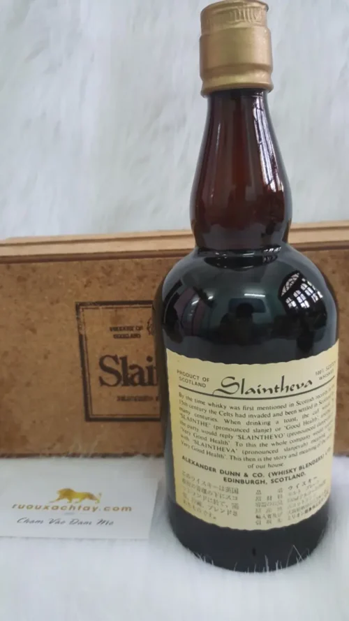 Rượu Slaintheva Blended Old Scotch Whisky 1970s 9 1 1 44