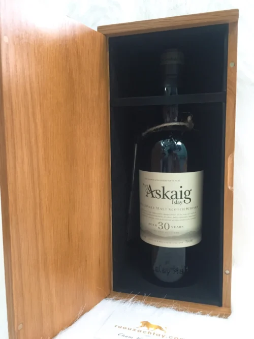 Single Malt Whisky Port Askaig 30 năm Xách Tay Tem Đỏ UK 10 Port Askaig 30 năm Xách Tay Tem Đỏ UK