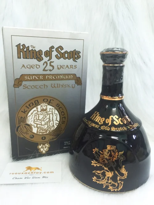 King of Scots 25 năm Super Premium Black Decanter