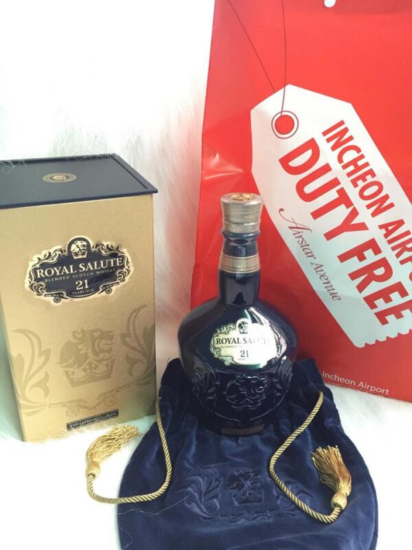 Rươu Chivas 21 Xanh Biển DFS