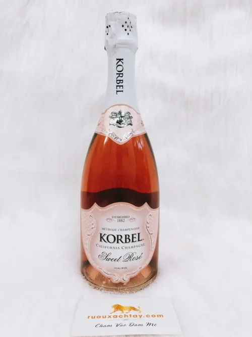 rượu korbel sweet rose champagne