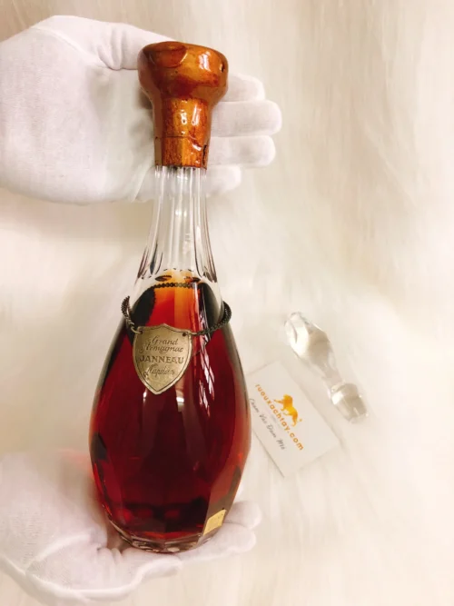 Janneau Grand Armagnac Napoleon Crystal Decanter