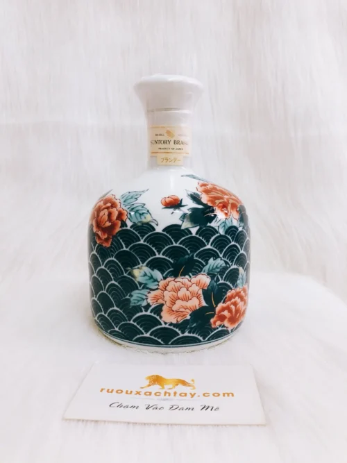 Rượu Suntory Brandy Extra Special - Hoa Mẫu Đơn Và Bướm 8 2 1 374