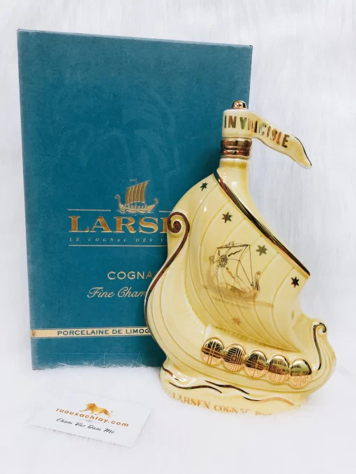 Larsen Cognac Viking Ship Yellow