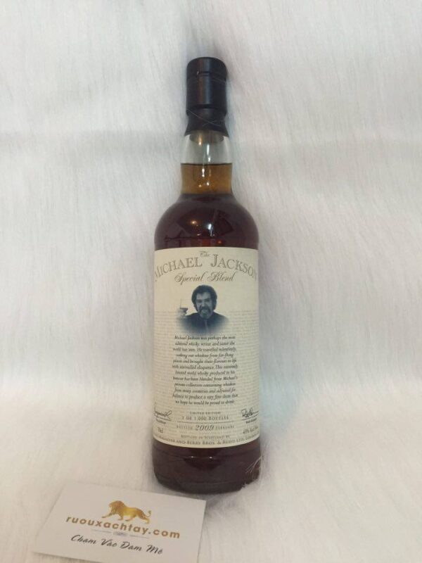 Rượu Michael Jackson Special Blend Limited Edition 2009