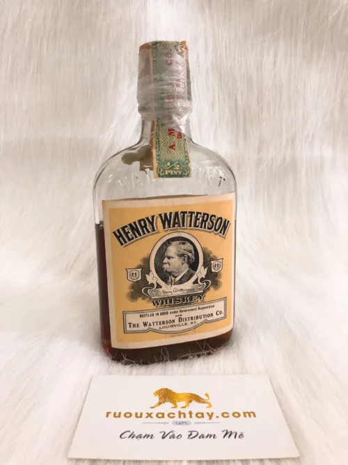 Henry Watterson Whiskey 10yo 1914 Bottled In Bond (1)