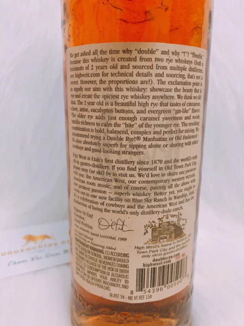 Rượu Mỹ High West Whiskey Double Rye 7 3 1 120