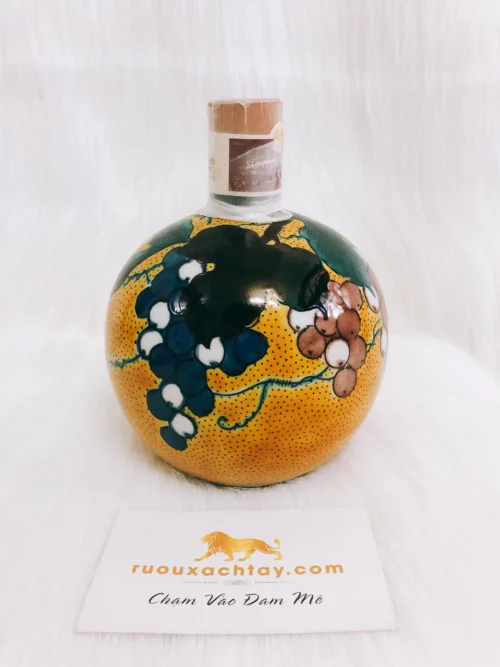 Rượu Suntory Brandy Bình Gốm - Chùm Nho 11 3 1 211
