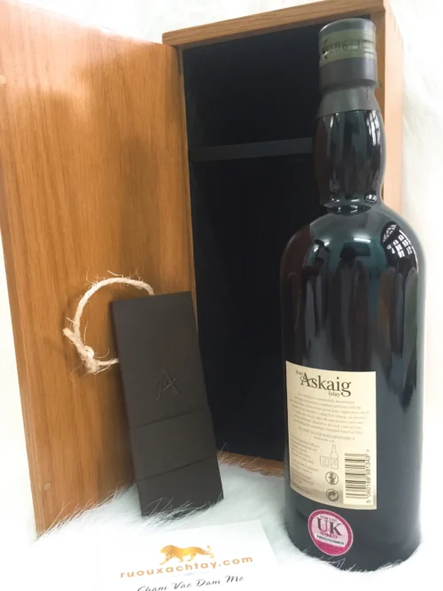 Single Malt Whisky Port Askaig 30 năm Xách Tay Tem Đỏ UK 12 3 convert 30