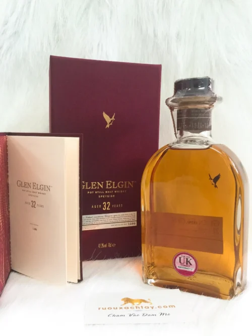 Single Malt Whisky Glen Elgin 1971 32 Năm Tem Đỏ UK 8 4 convert 15