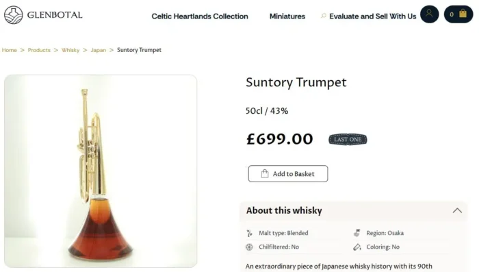 Suntory Hibiki 1989 Trumpet 8 GIá Suntory Hibiki 1989 Trumpet