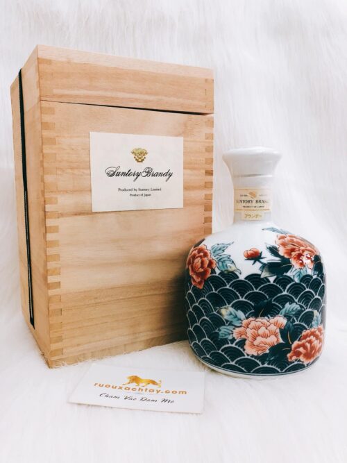 Rượu Suntory Brandy Extra Special - Hoa Mẫu Đơn Và Bướm