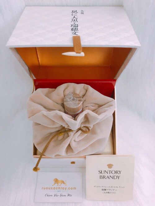 Rượu Suntory Kutani-yaki Ebisu Ceramic Bottle