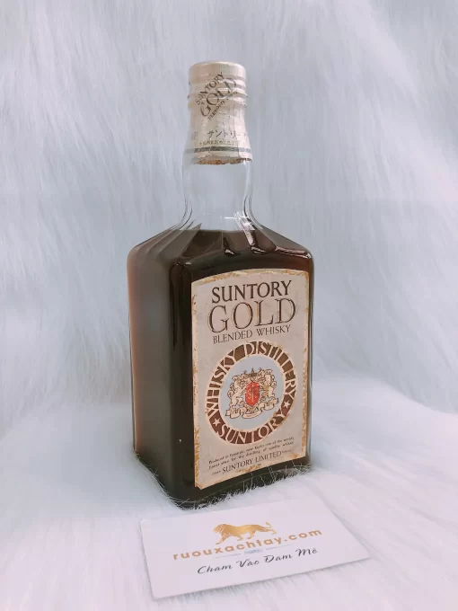 Rượu whisky Nhật xách tay Suntory Gold Blended Japanese Whisky - 1970s