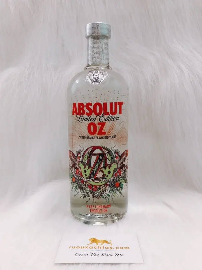 Vodka Absolut Limited Edition - OZ