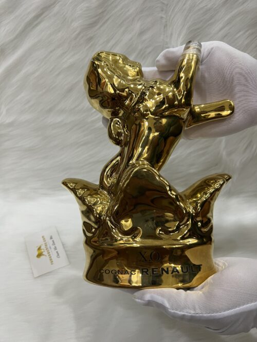 Renault Cognac XO Decanter - Gold Lion