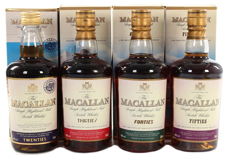 Danh Sách Đầy Đủ Những Bộ Sưu Tập Macallan Whisky (cập nhật 2022) 12 macallan-decades
