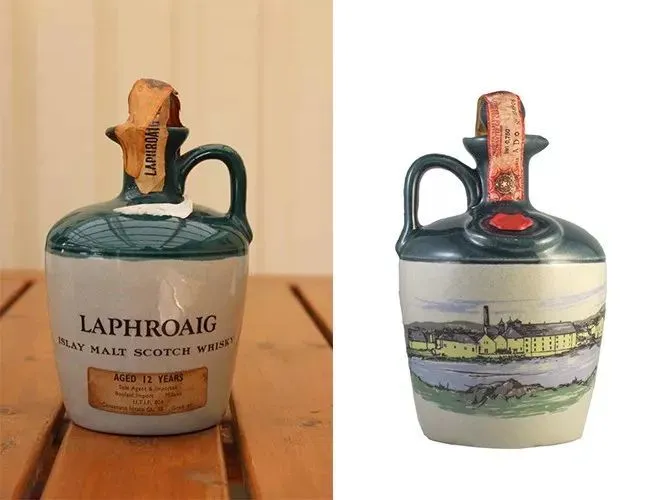 Lịch Sử Chai Rượu Whisky 8 laphroaig-12-yo-jug-ceramic