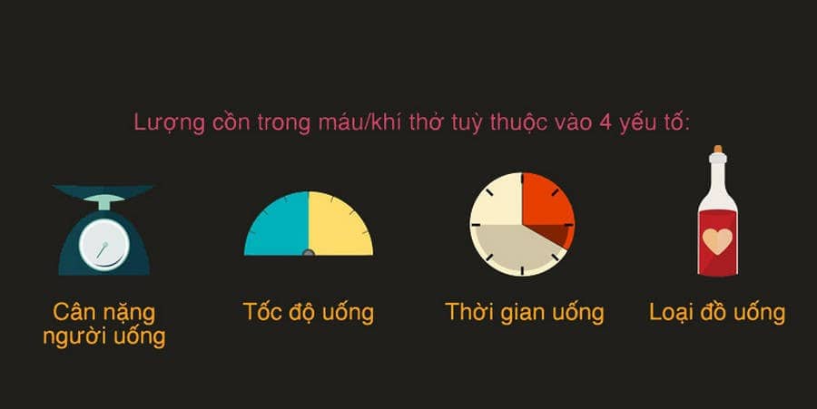 Cách Tính Nồng Độ Cồn Trong Cơ Thể Và Mẹo Làm Giảm Nồng Độ cồn 122 Các yếu tố ảnh hưởng đến độ cồn trong máu