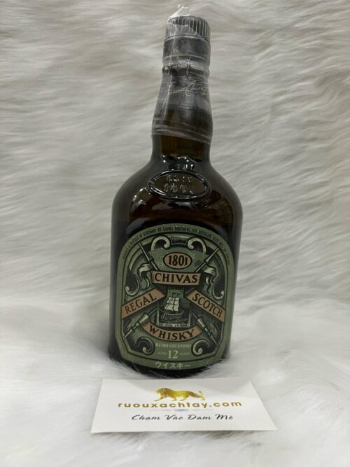 Rượu Chivas 12 Xách Tay – Celebration 1st Release - Nhãn Xanh - 1