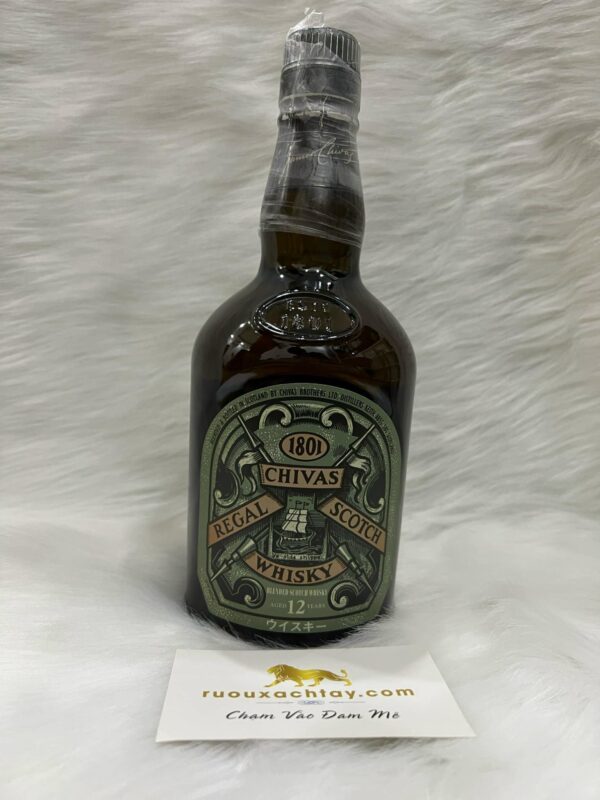 Rượu Chivas 12 Xách Tay – Celebration 1st Release - Nhãn Xanh - 1