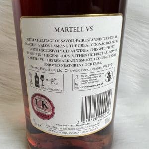 Rượu Xách Tay Nội Địa Anh - Martel VS Single Distillery