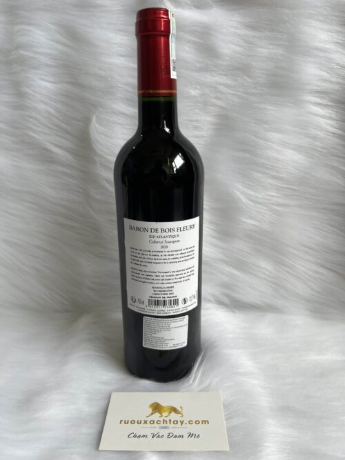 Rượu Vang Đỏ Baron de Bois Fleury Atlantique 2020 5 Rượu Vang Đỏ Baron de Bois Fleury Atlantique 2020 - 2