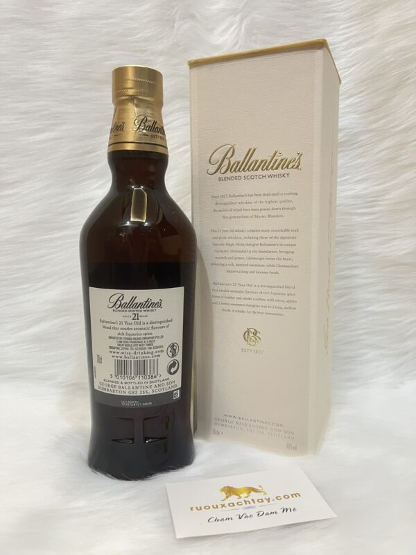 Ballantine's 21 Năm Nắp Vàng - 3