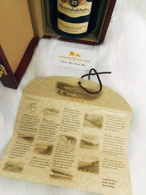 Bunnahabhain XXV 25 Year Old Xách Tay UK 10 Bunnahabhain XXV 25 (5)