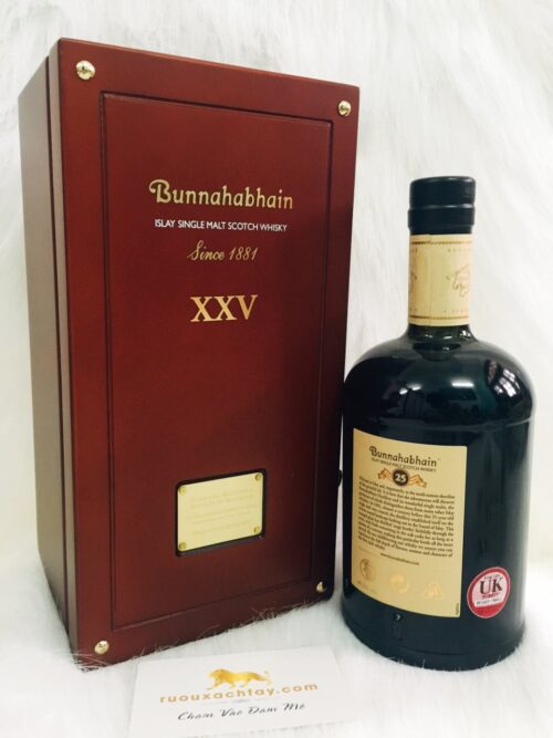 Bunnahabhain XXV 25 Year Old Xách Tay UK 12 Bunnahabhain XXV 25 (7)