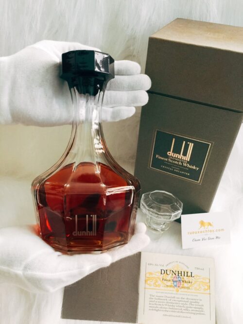 Dunhill Crystal Decanter Old Master Whisky (1)