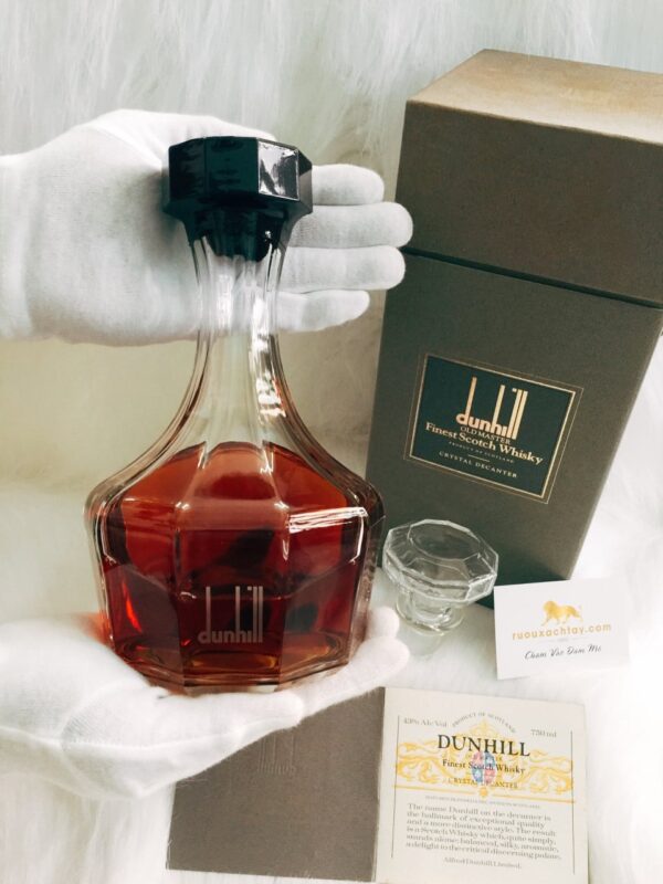 Dunhill Crystal Decanter Old Master Whisky (1)
