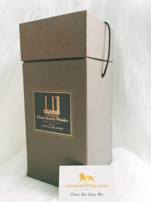 Dunhill Crystal Decanter Old Master Whisky (2)