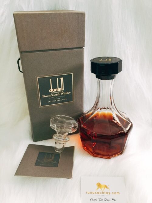 Dunhill Crystal Decanter Old Master Whisky 5 Dunhill Crystal Decanter Old Master Whisky (3)